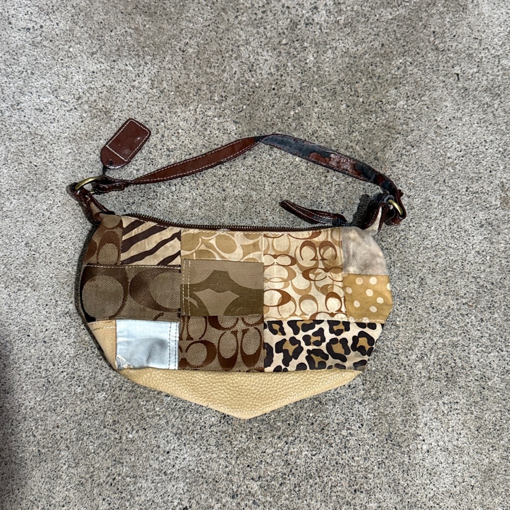 Y2K Coach Patchwork Shoulder Bag